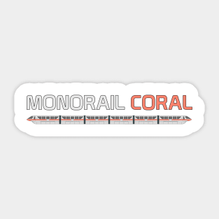 Monorail Coral Sticker